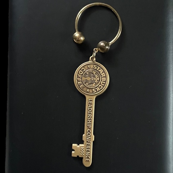 Starbucks Accessories - Starbucks Leadership Conference 1999 Keychain, Brass Key Symbol
